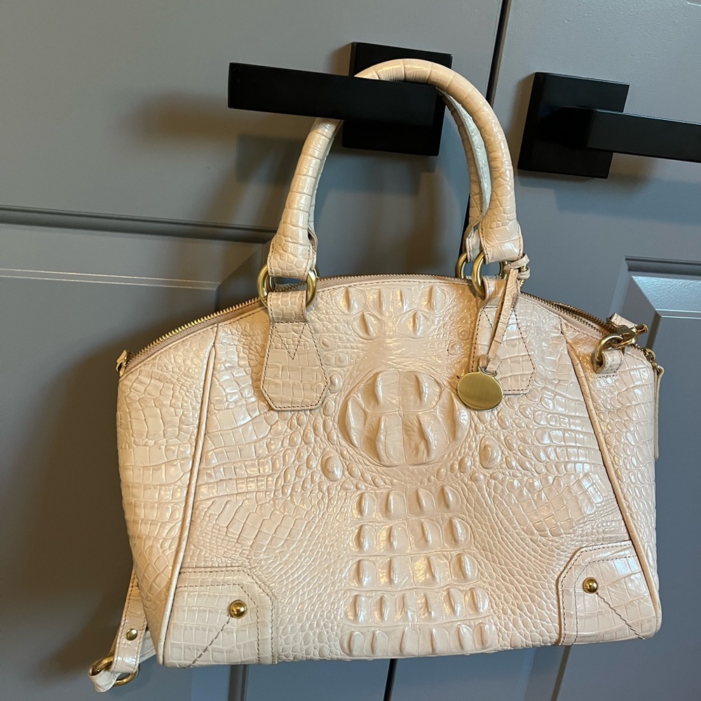 Brahmin Melbourne Duxbury Croc-Embossed leather